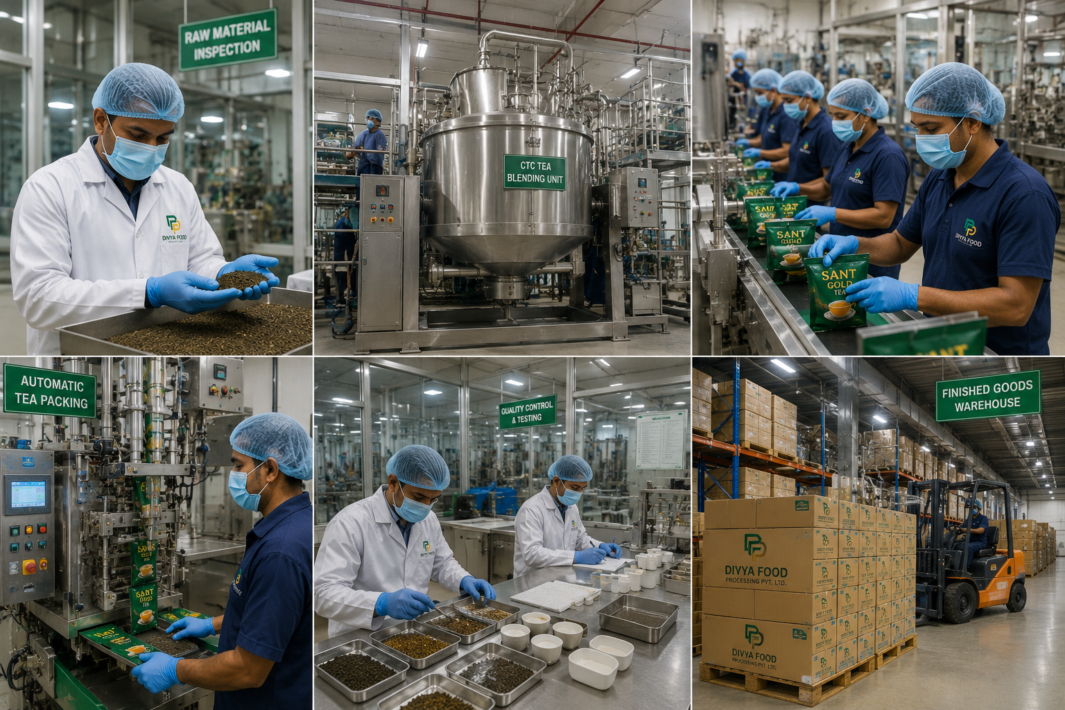 Food processing and packaging operations concept