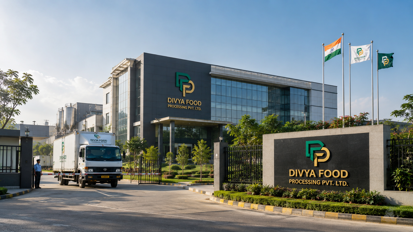 Divya Food Processing corporate facility concept