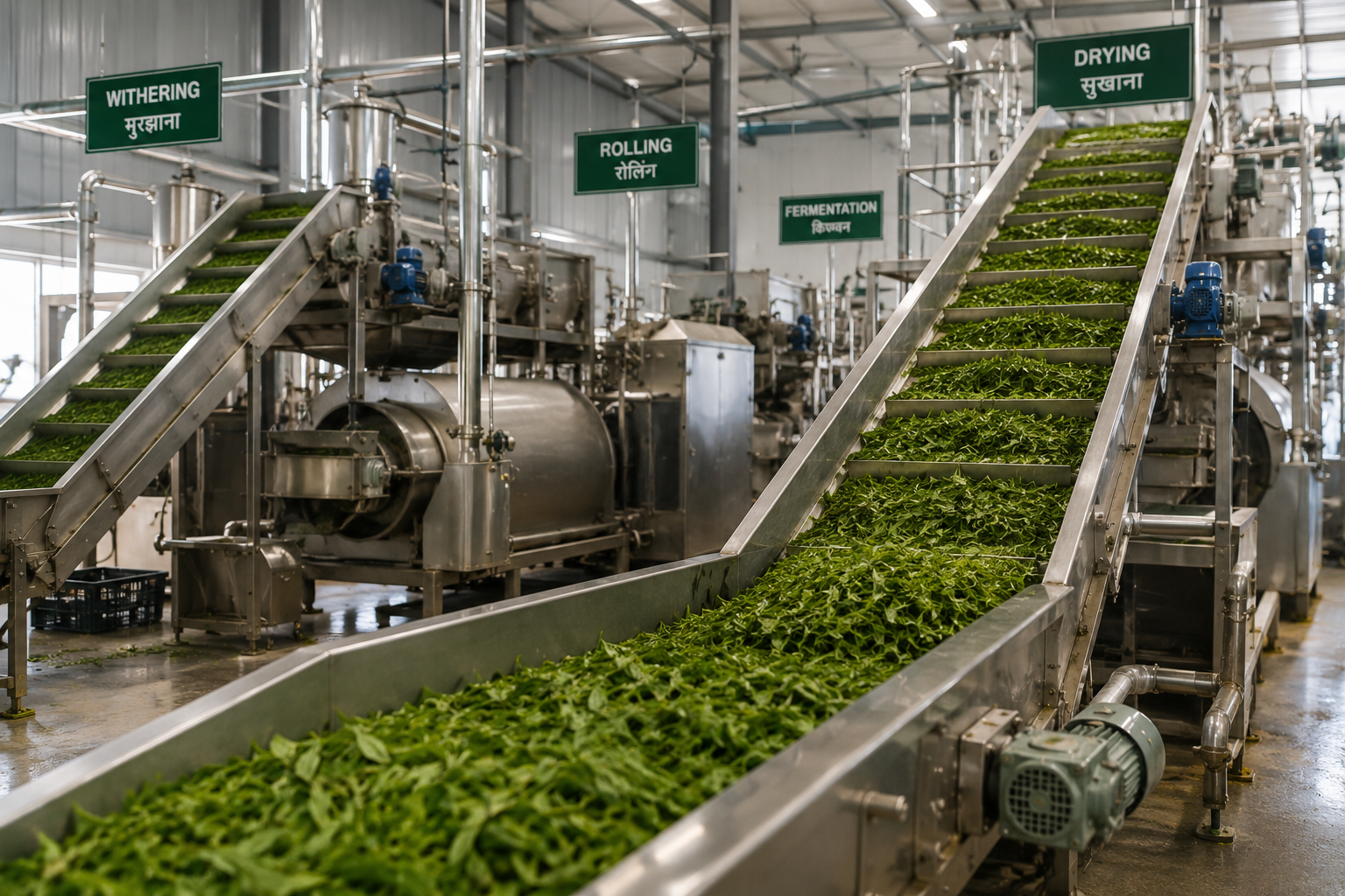 Tea processing